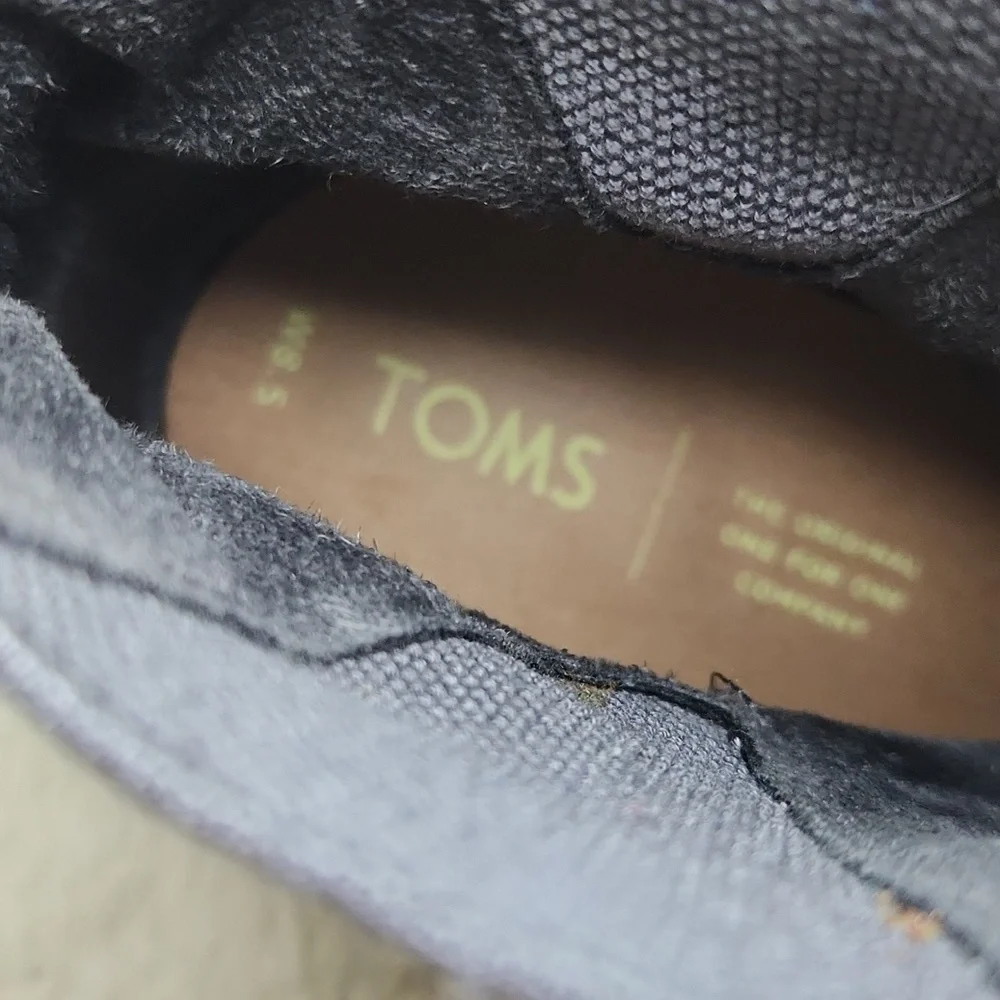 Women's Toms Esme Gray Boots Sz 8.5